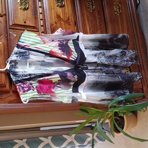 💚NWOT Women's Picadilly Semi Shear Flowy Vest